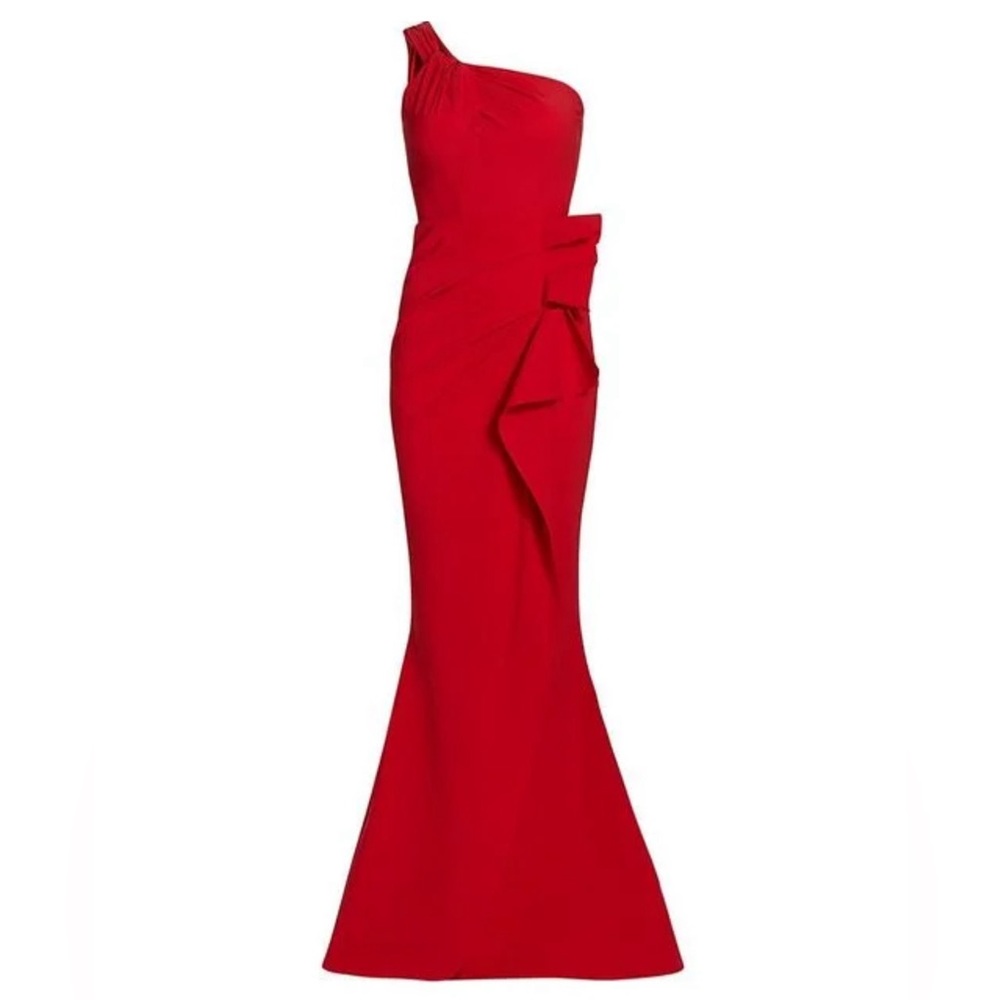 CHIARA BONI LA PETITE ROBE Seki One Shoulder Mermaid Gown